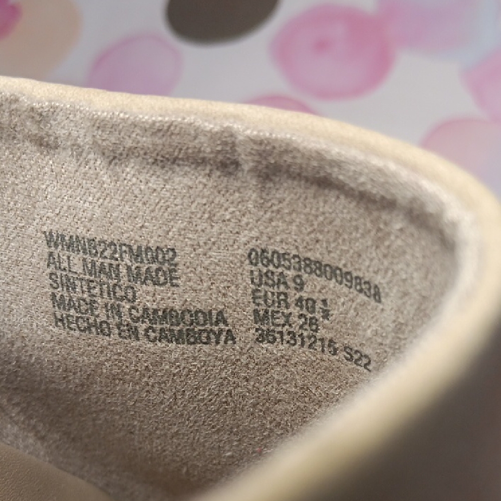 No Boundaries Beige Platform Slides - Picture 8 of 9